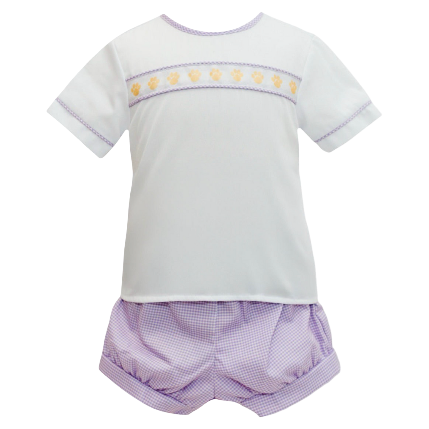 Ribbon Short Set - Tiger Paw