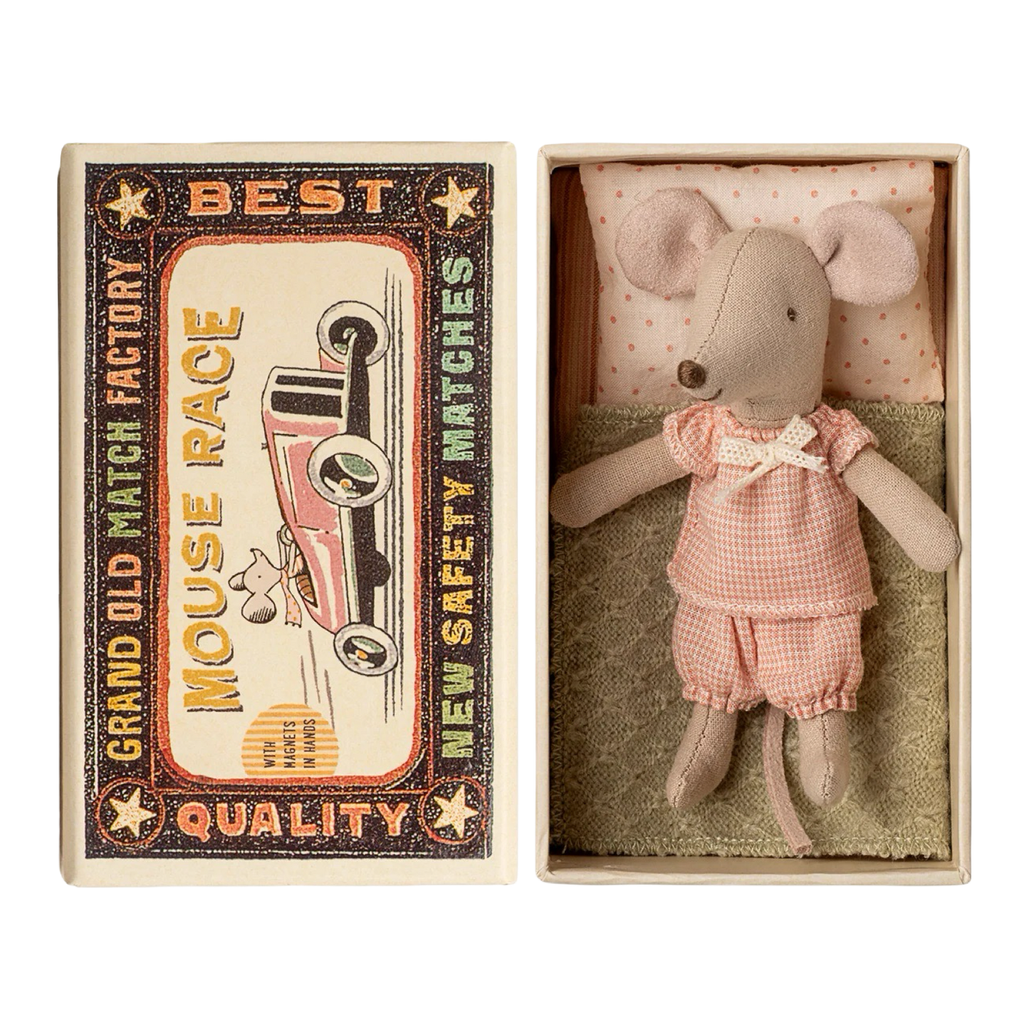 Little Sister Mouse in Matchbox