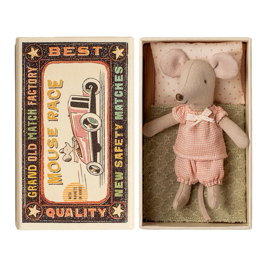 Little Sister Mouse in Matchbox