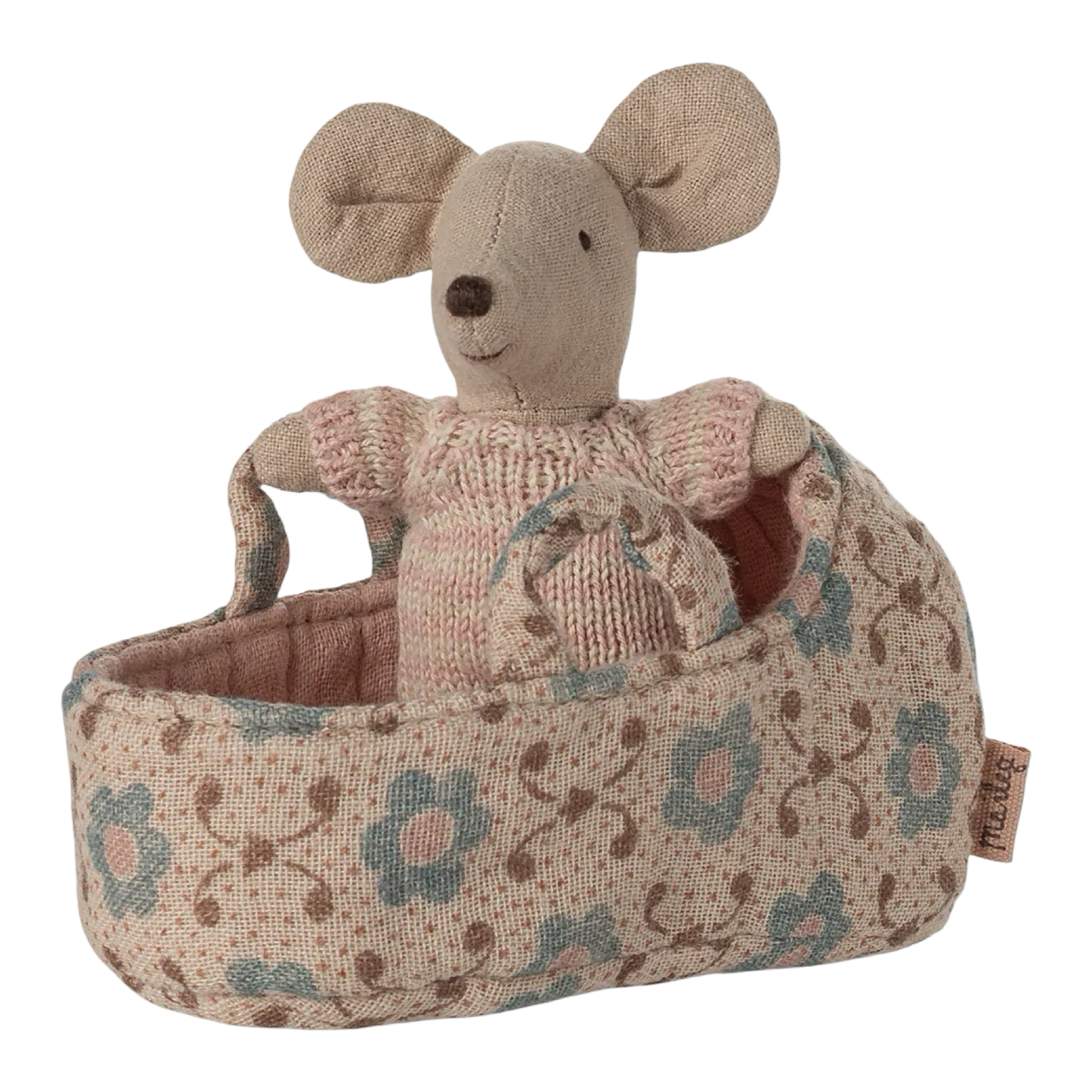 Baby Mouse in Carry Cot