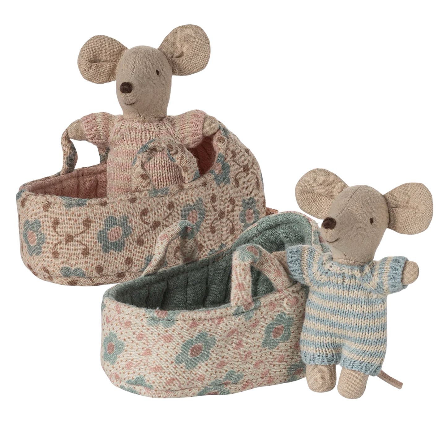 Baby Mouse in Carry Cot