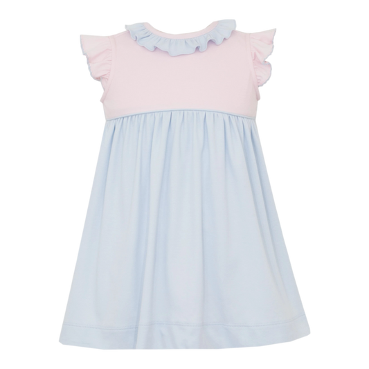Bella Knit Dress - Pink/Blue