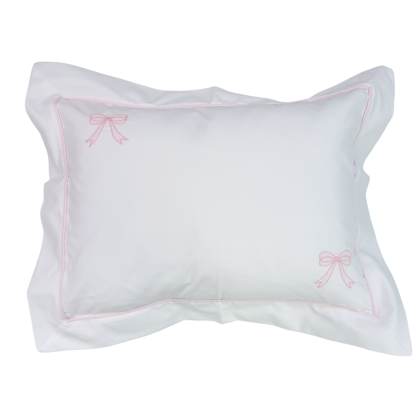 Embroidered Pillow - Bow