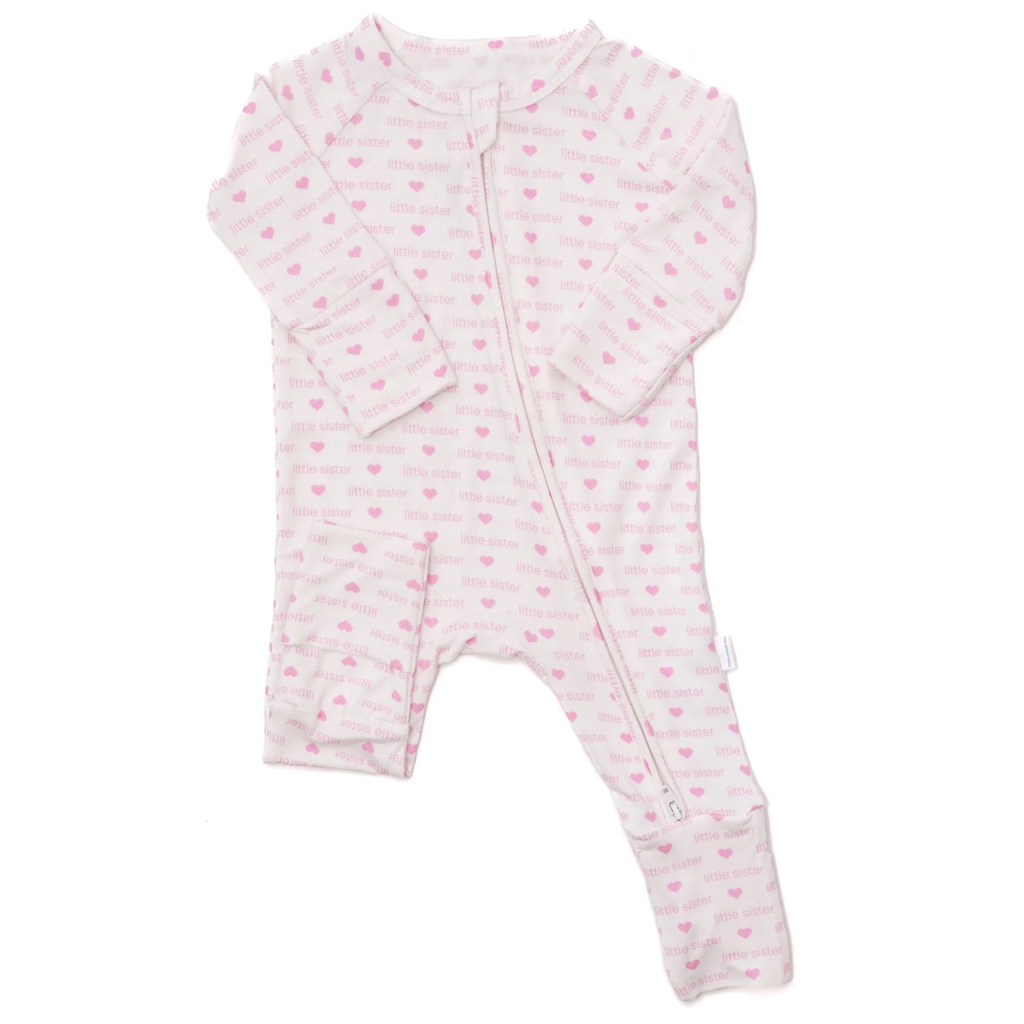 Long Sleeve Romper - Little Sister