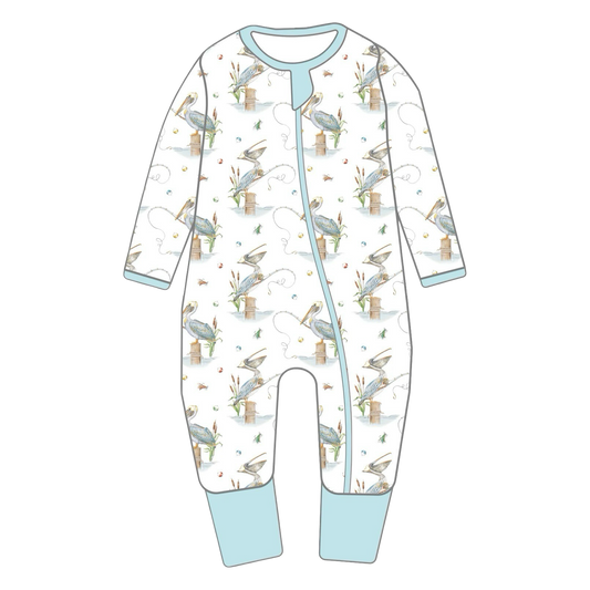Zip Pajama - Pelican Bay
