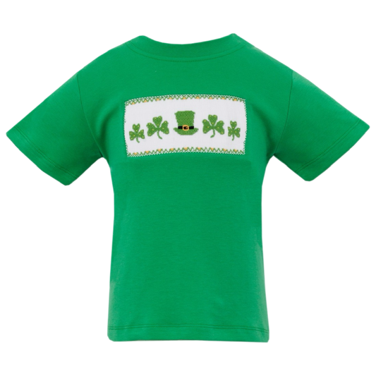 Smocked Tee - Shamrock
