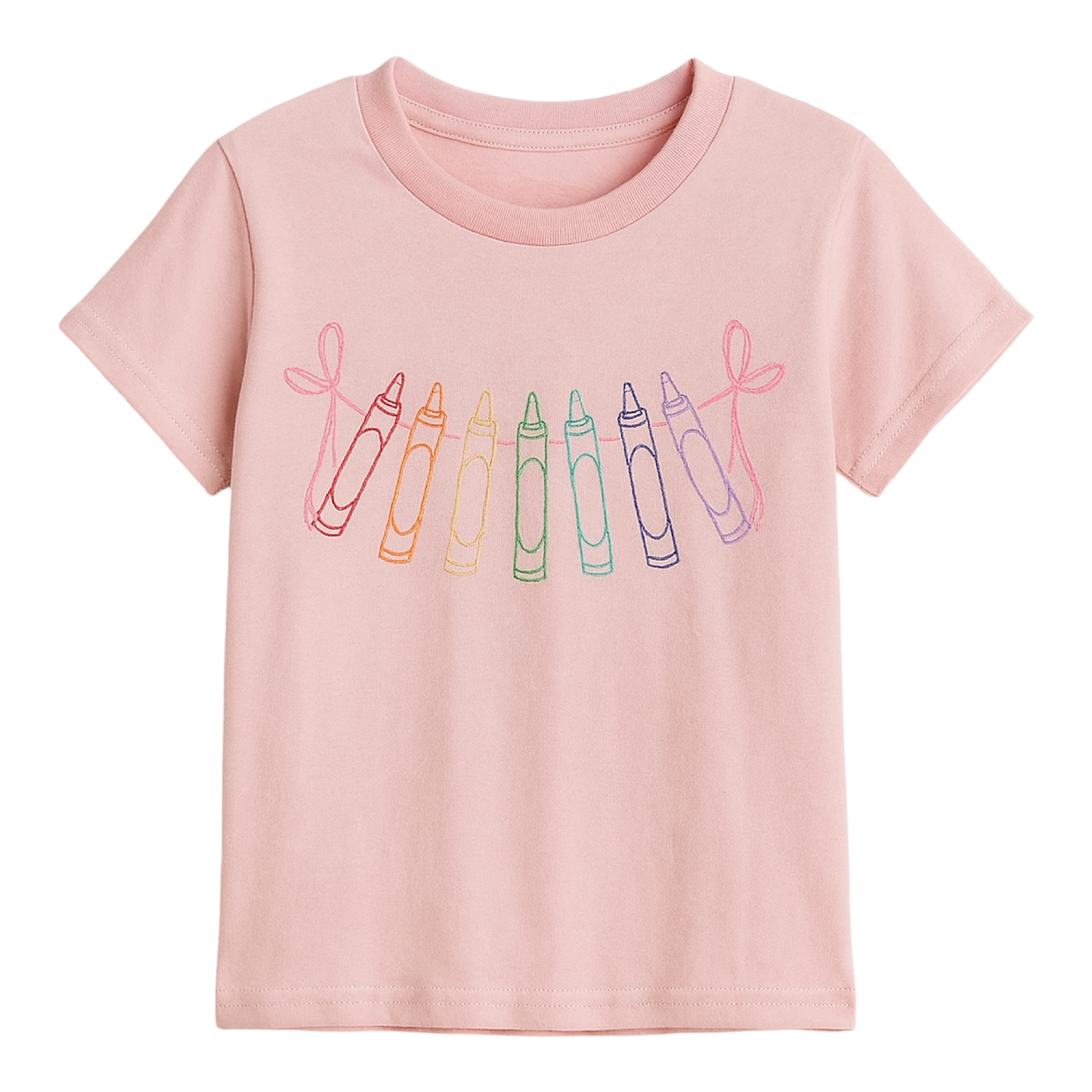 Tee - Crayon/Bow
