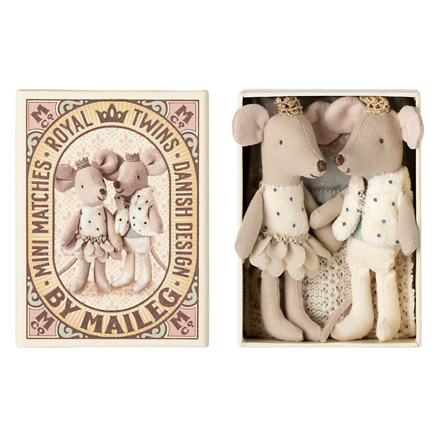 Royal Twins Little Sister & Brother in Box