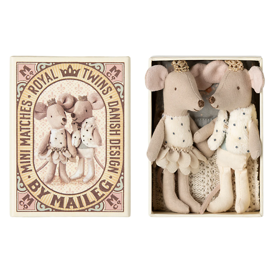 Royal Twins Little Sister & Brother in Box