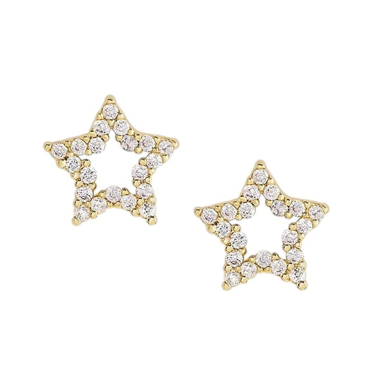 Earring - Star CZ