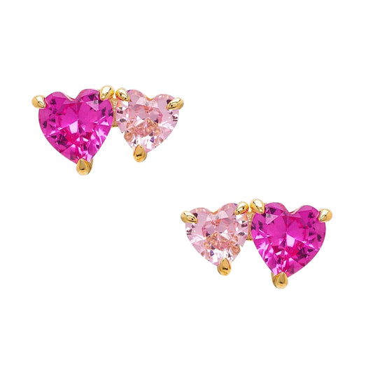 Earring - Heart CZ