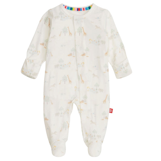 Magnetic Footie - Safari White
