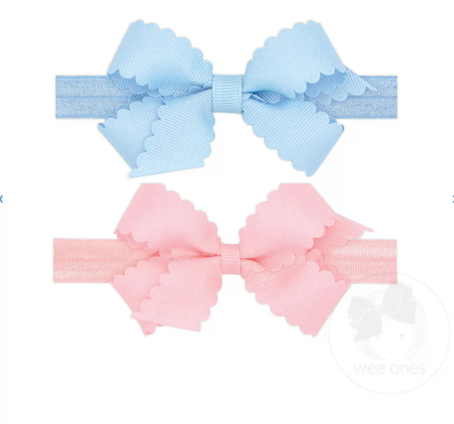 Scallop Headband Set