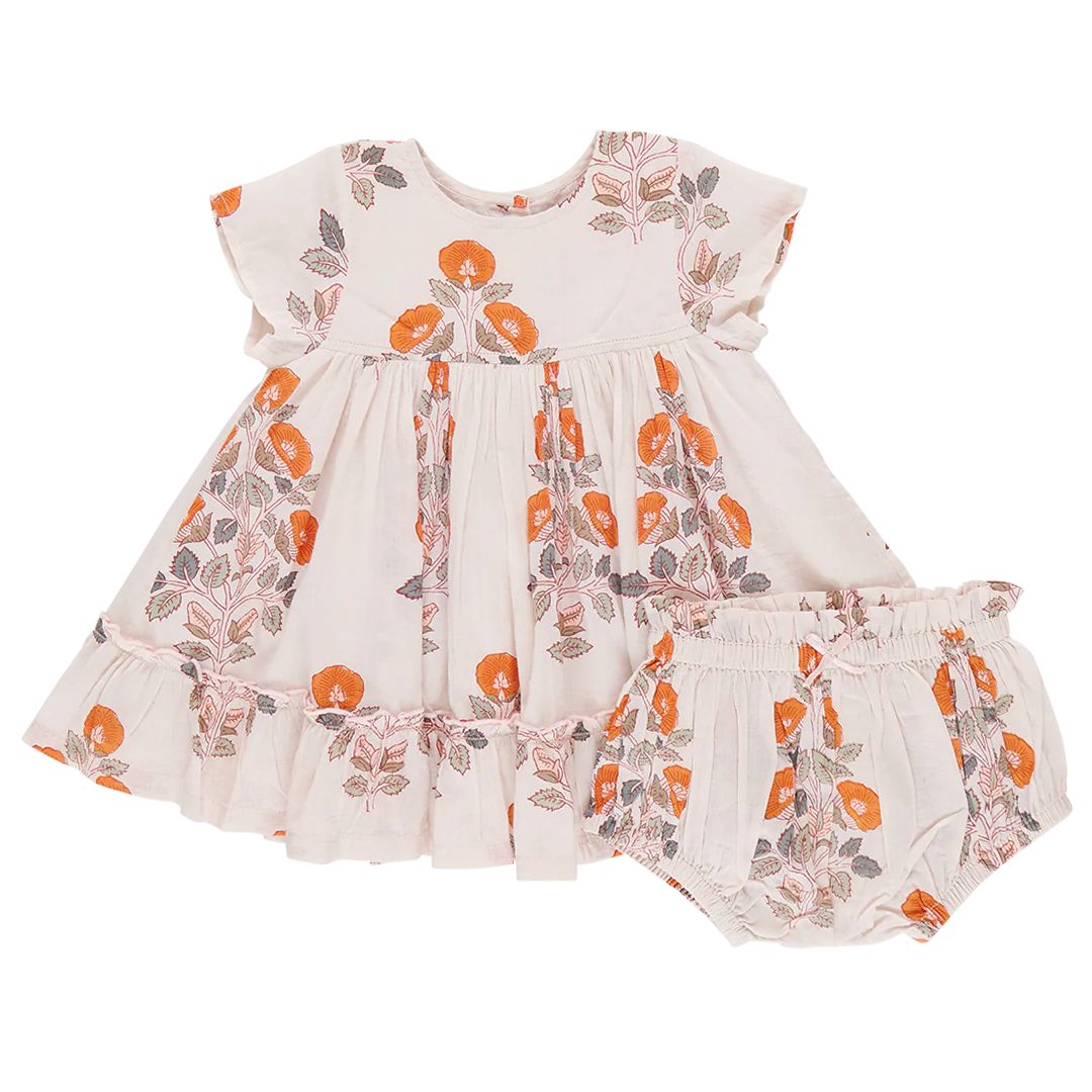 Pink Chicken Niley Dress Set - Cloud Bouquet