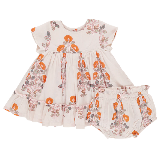 Pink Chicken Niley Dress Set - Cloud Bouquet