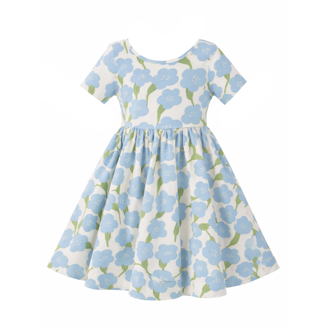 Twirl Dress - Blue Garden
