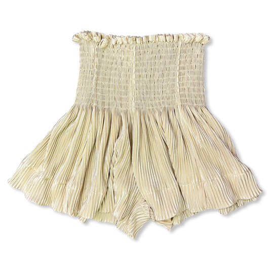 Queen of Sparkles Swing Short - Gold