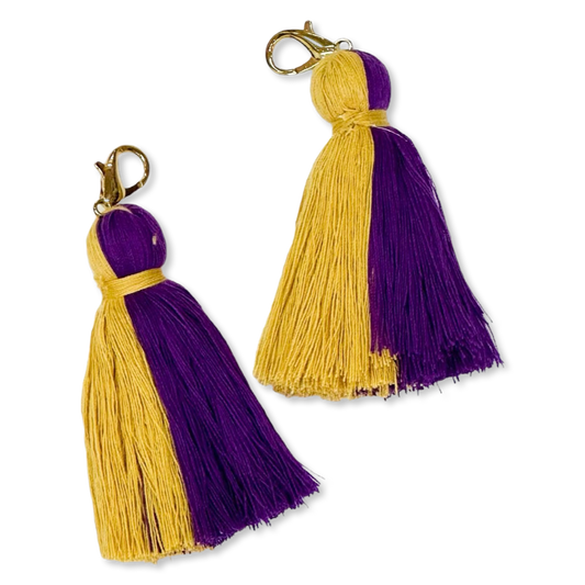 BS Tassel Set - Purple/Gold