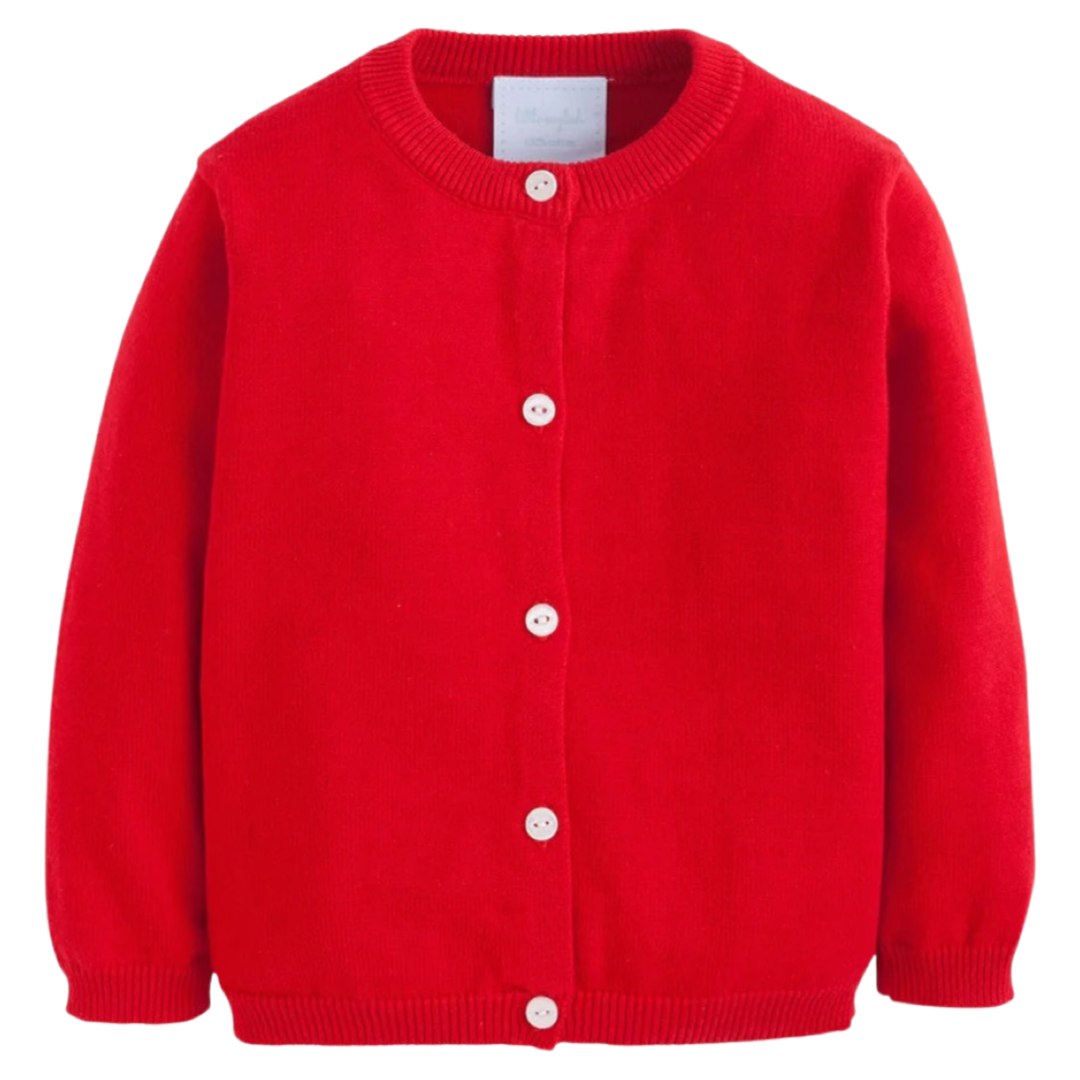 Little English Cardigan - Red