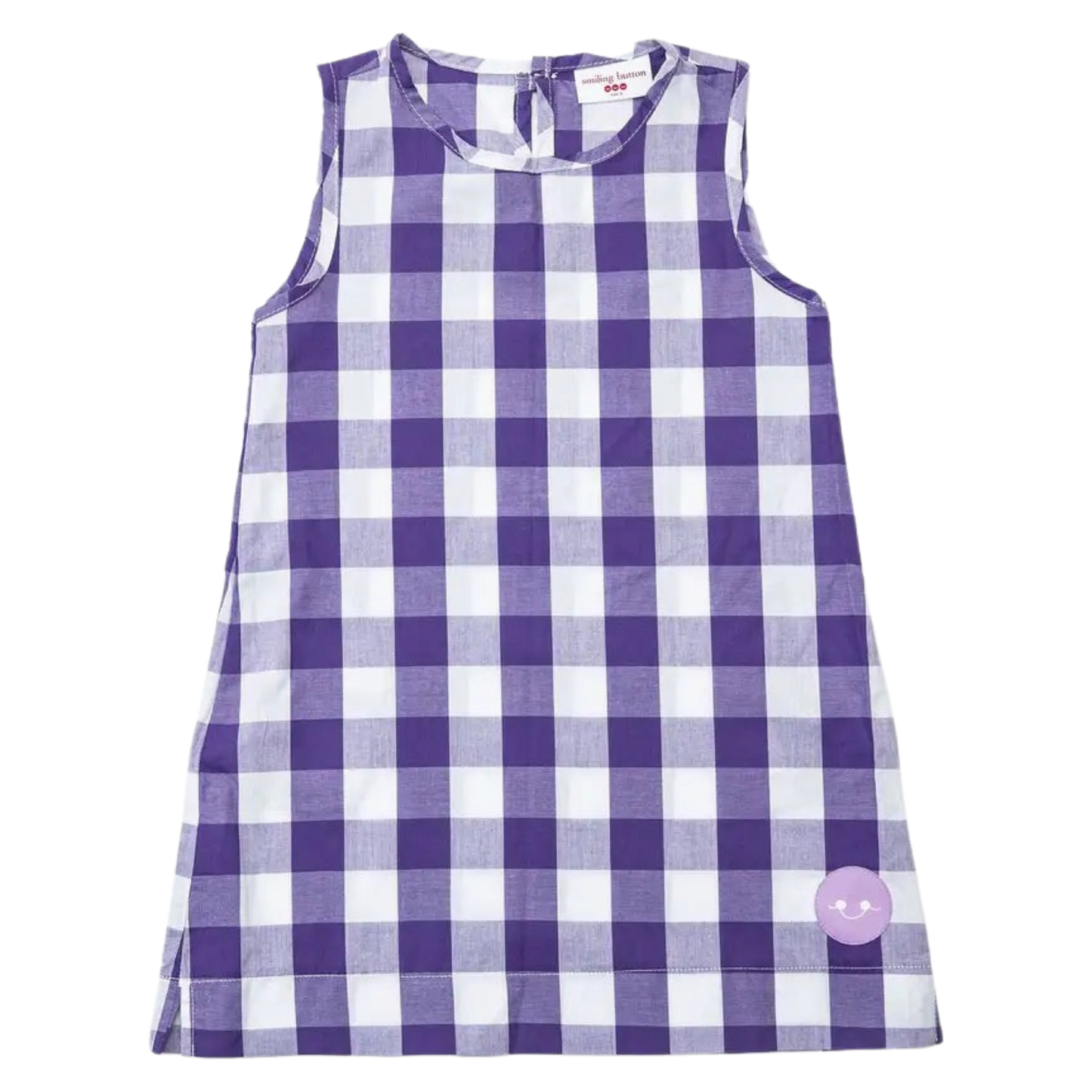 SMB Shift Dress - Purple Check