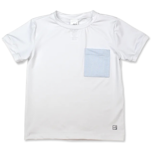 SET Charlie Tee - White/Blue