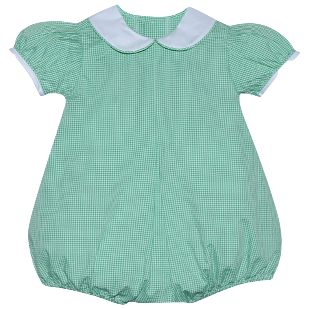 RN Bubble - Kelly Green Gingham