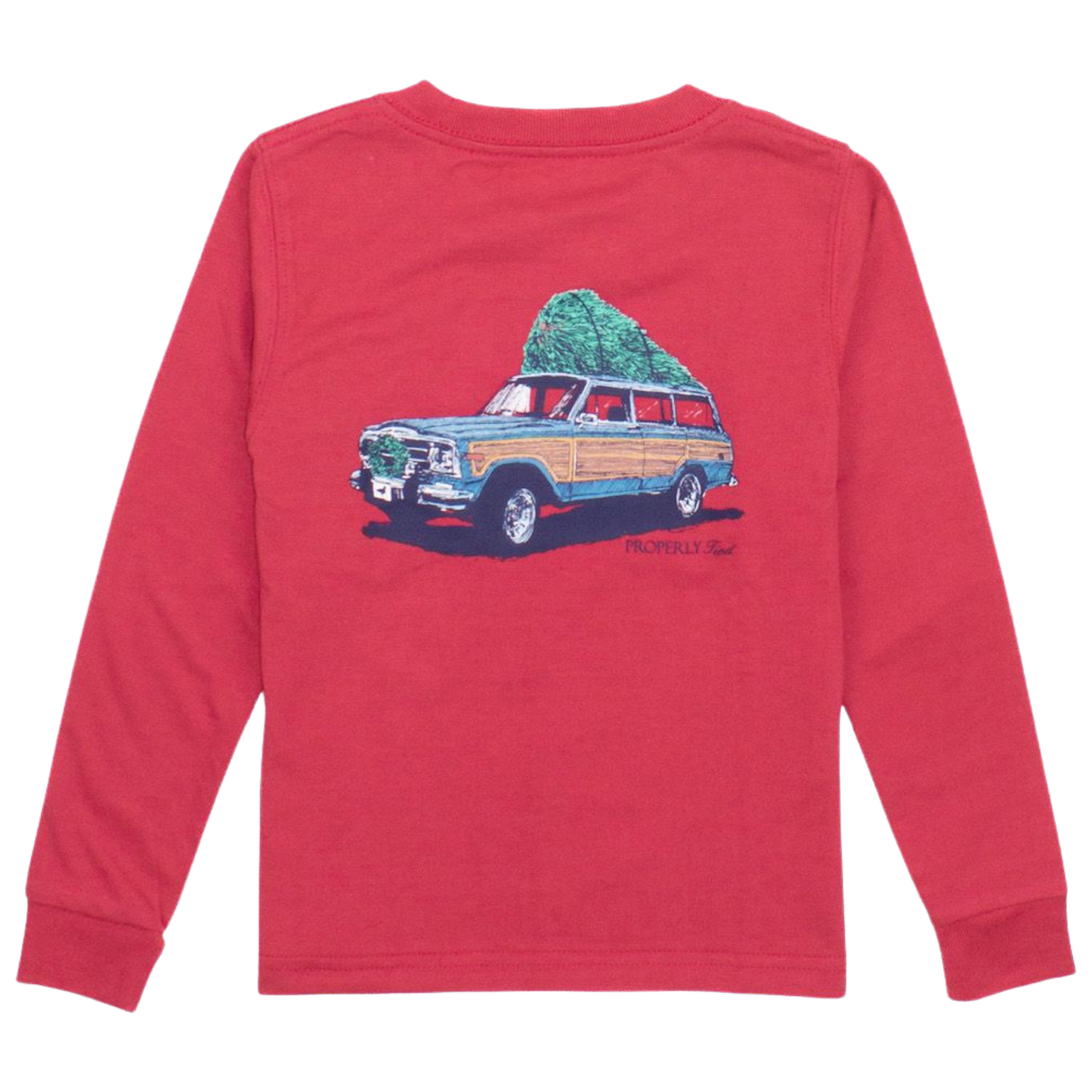 Properly Tied LS Tee - Holiday Car