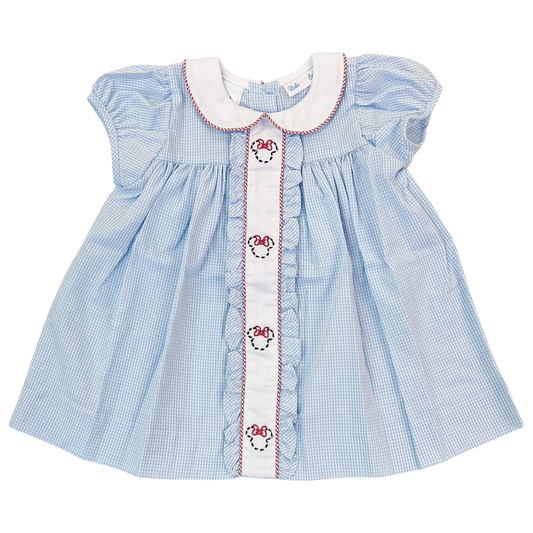 Embroidered Dress - Mouse