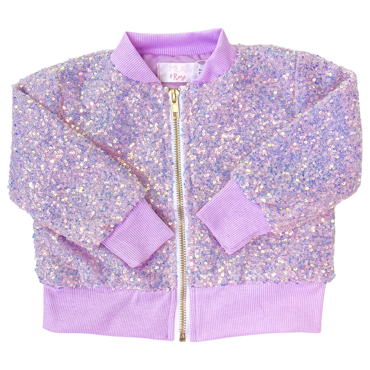 Mila & Rose Jacket - Lavender Sequin