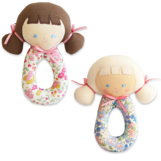 AR Floral Grab Rattle