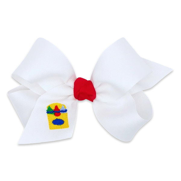 WO Embroidered Bow