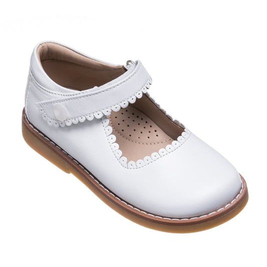 Leather Mary Jane - White