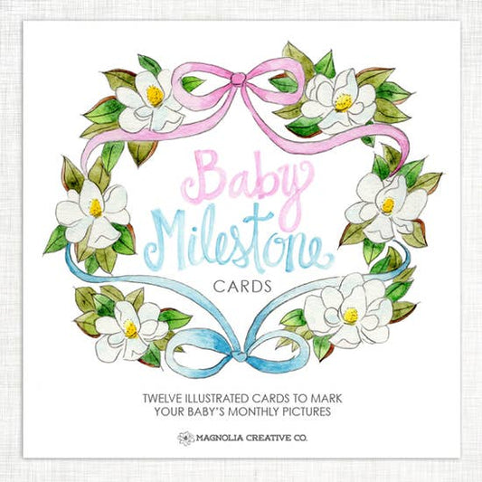 Magnolia Creative Baby Milestone Cards