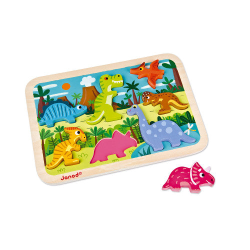 Janod Animo Chunky Dinosaur Puzzle