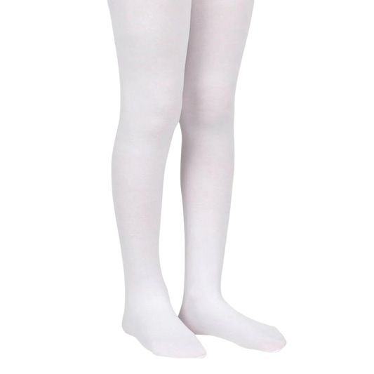 Pima Cotton Tights - White