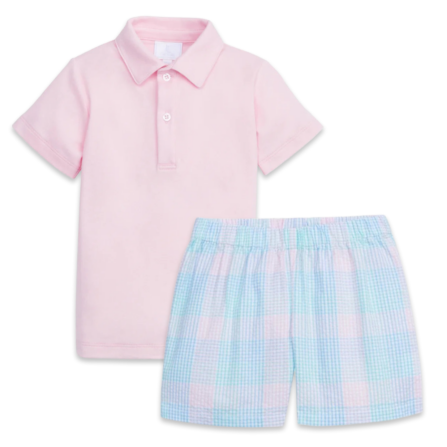 Little English Polo - Lt. Pink