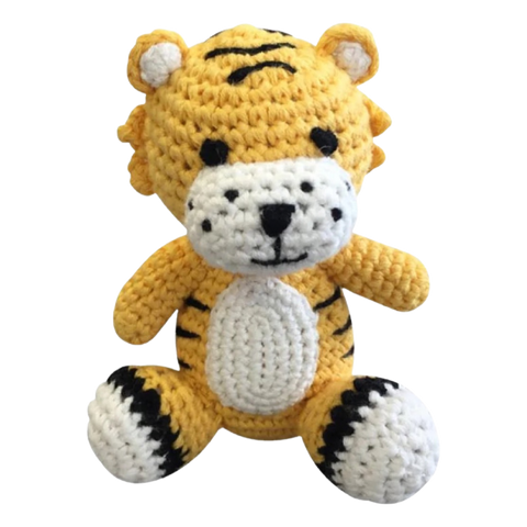 Zubels Tiger Rattle/Toy 4"