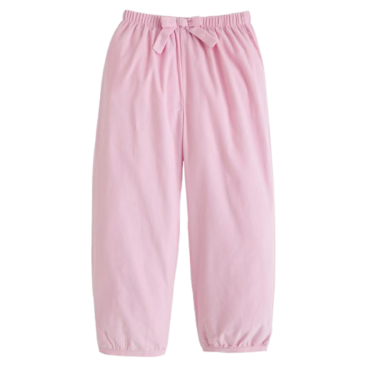 Little English Banded Bow Pant - Pink