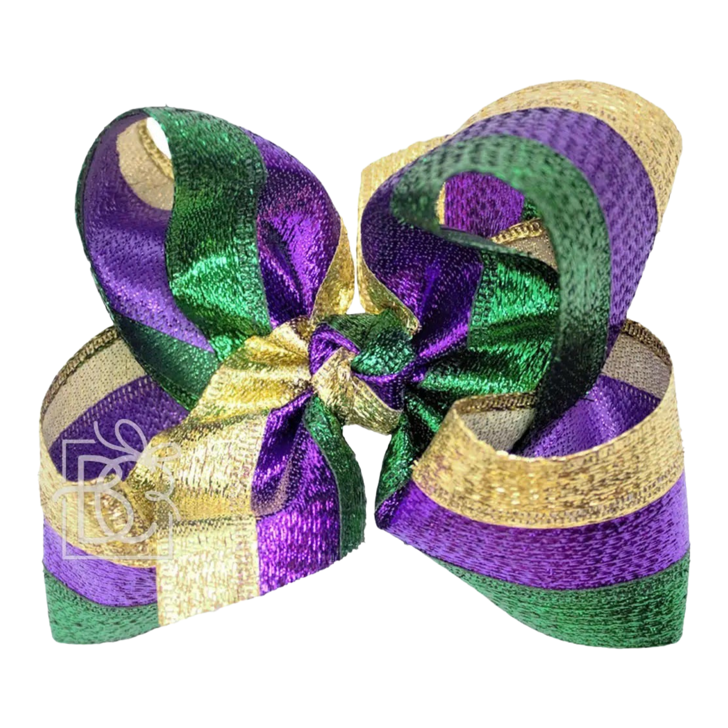 BC Mardi Gras Metallic Bow