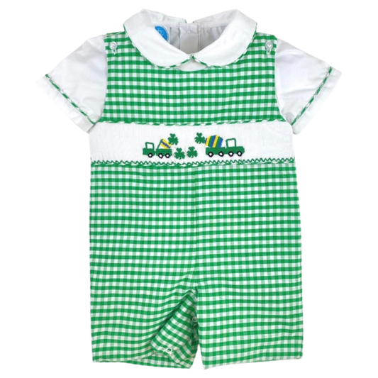 Krewe Smocked Jon Jon - Clover