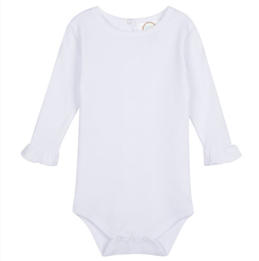 Blanks Long Sleeve Onesie - Ruffle Trim