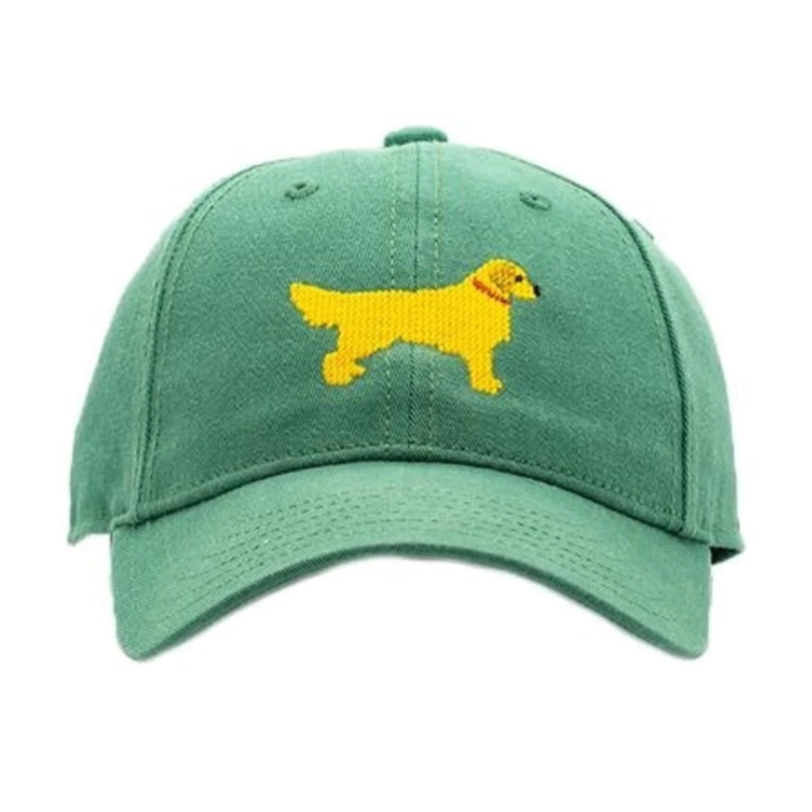 HL Hat - Golden Retriever on Moss Green