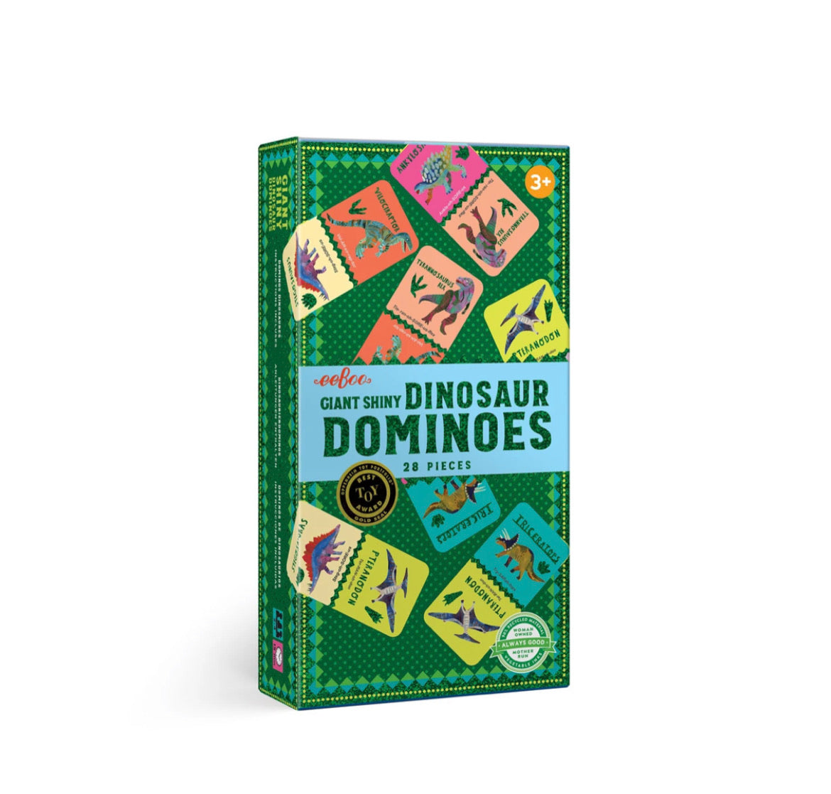 EEB Shiny Dinosaur Dominoes