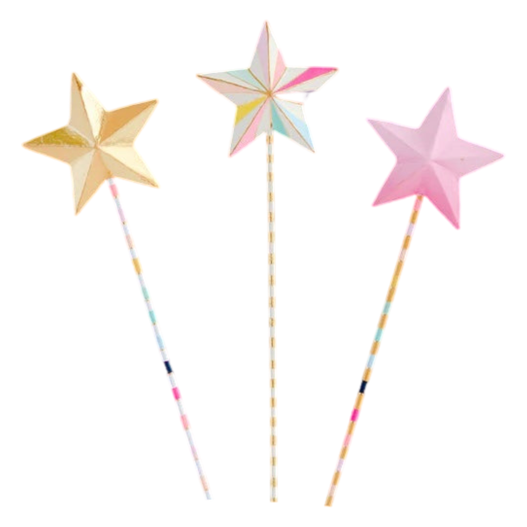 Glitterville Wand - Star