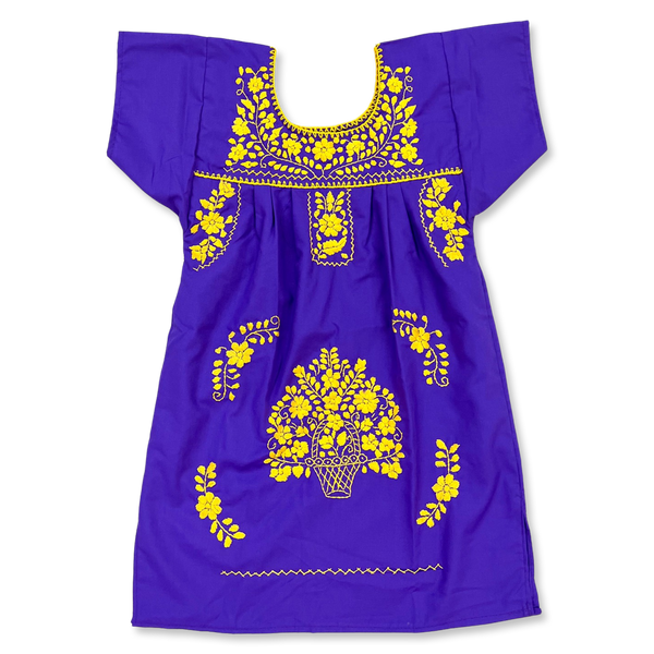 Fiesta Dress - Purple/ Gold