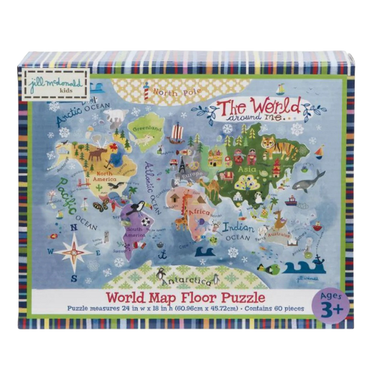 CRG World Map Floor Puzzle