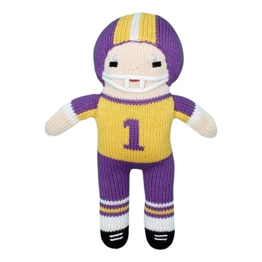 Zubels Football Player - Purple And Gold