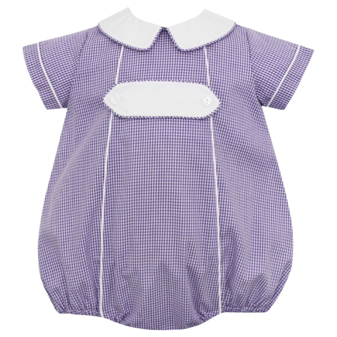 PB Bubble - Purple Gingham