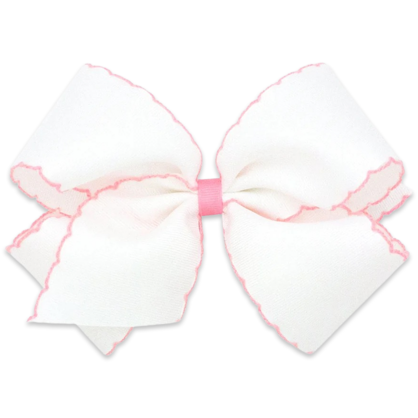 WO Moonstitch White Bow - Colored Trim