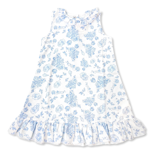 SD Gown - Blue Floral